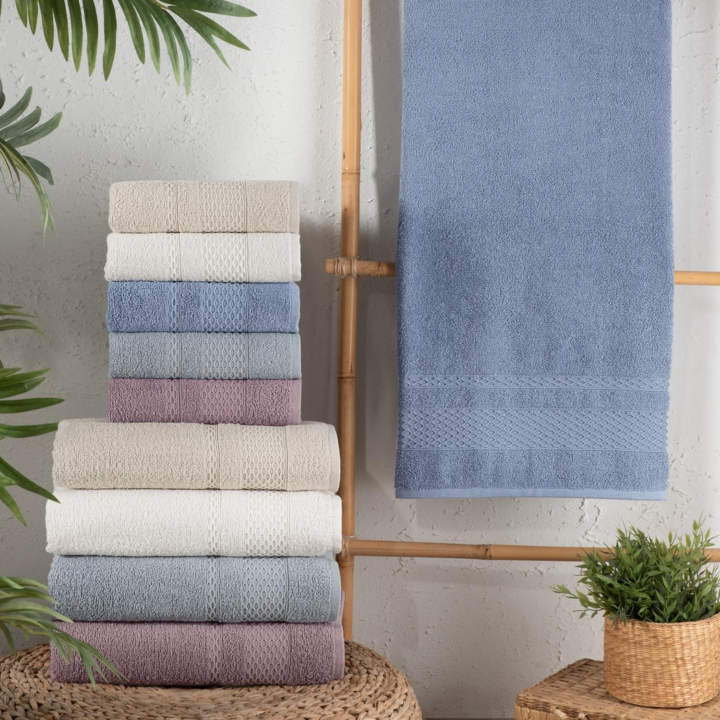 Schafer Home Arya Havlu 50x90-İndigo