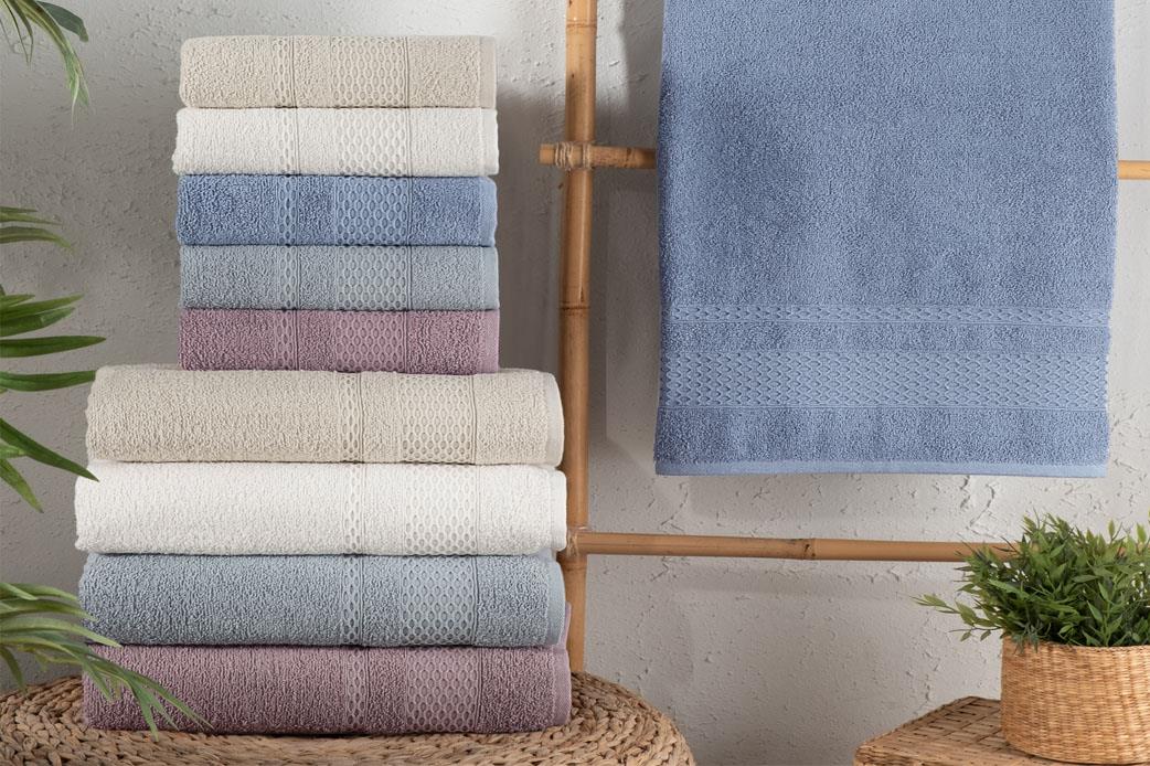 Schafer Home Arya Havlu 50x90-İndigo