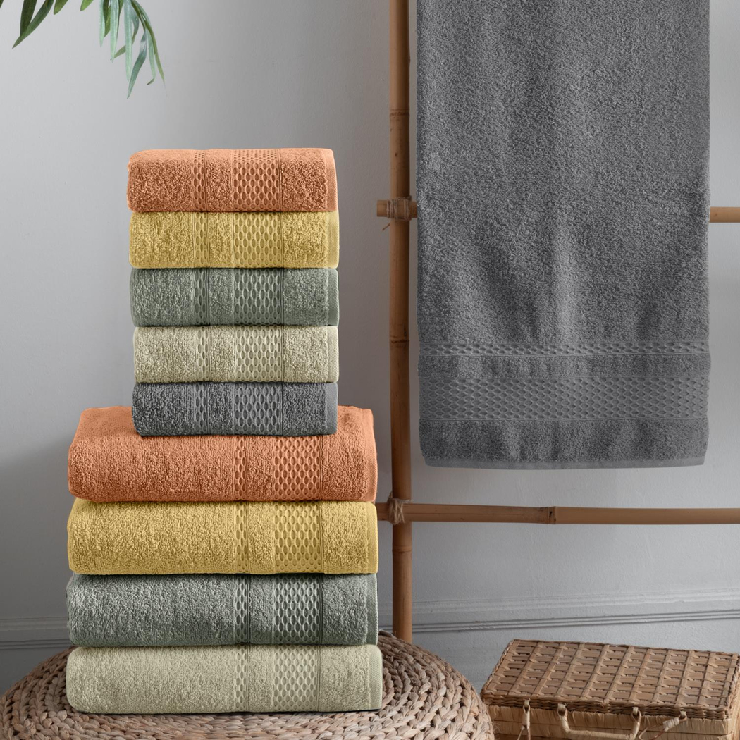 Schafer Home Arya Havlu 70x140-Haki