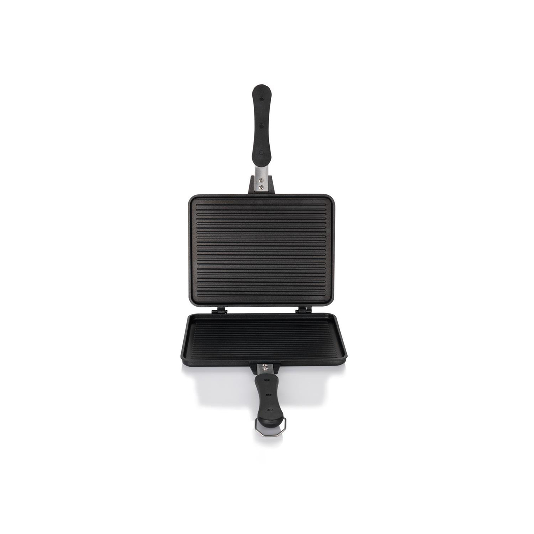 Schafer Tastemake Döküm Ocak Üstü Tost Izgara 20x26 Cm-2 Parça