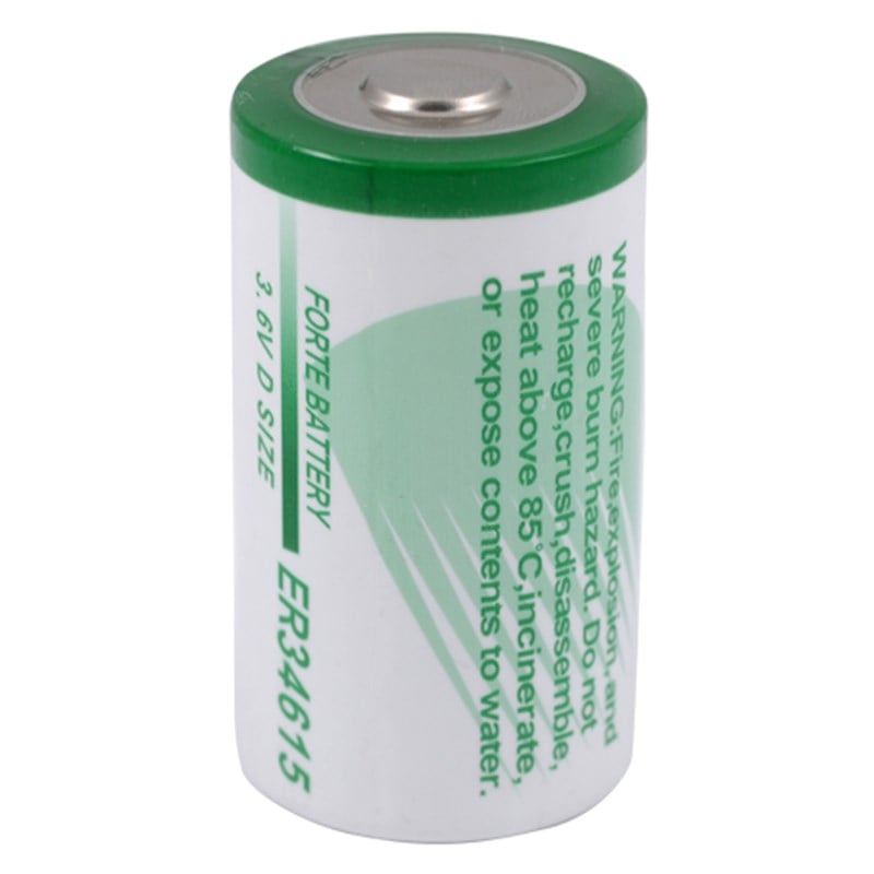 Forte 3.6V ER34615 D Size Lithium Pil