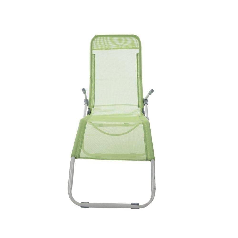 Andoutdoor Tumbona Katlanır Şezlong-YEŞİL
