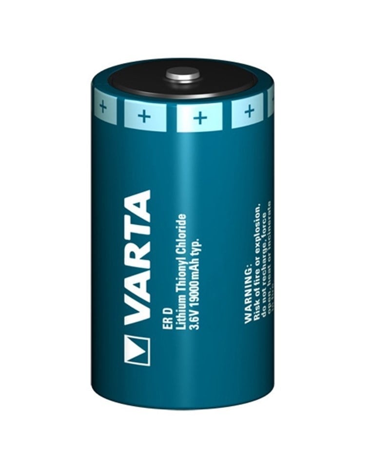 Varta 7120 101 501 ER D 3.6V 19000mAh Lithium Thionyl Chloride Büyük Boy Pil