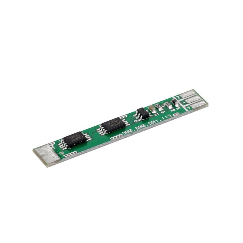 12M - 1S - 3.7V 3A Li-ion BMS Devre - Sıcaklık Çıkışlı - 100K NTC