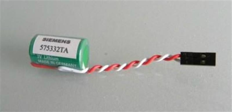 12M Siemens 575332TA 3V Lithium Pil Siyah Soket