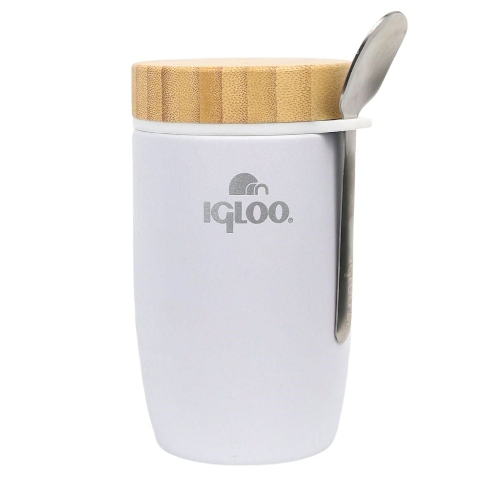 Igloo Bamboo Yemek Termosu 500ml-BEYAZ