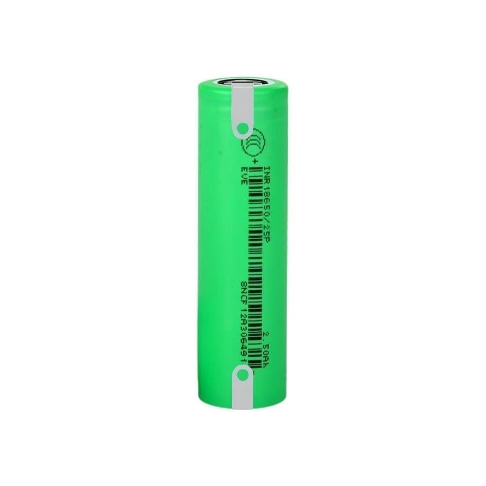 EVE INR18650-25P - 3.7V 2500 mAh Li-ion Şarjlı Pil - 30A (+ - Pinli)