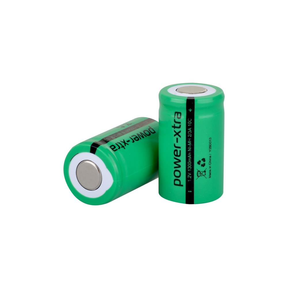 Power-Xtra 1.2V  2/3A 1300 mAh Ni-Mh Şarjlı Pil - Power Type - 10C