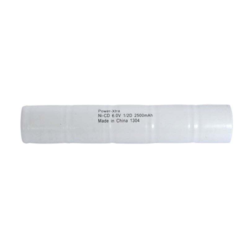 Power-Xtra 6V Ni-Cd 1/2D 2500 mAh  Maglite Şarjlı Pil