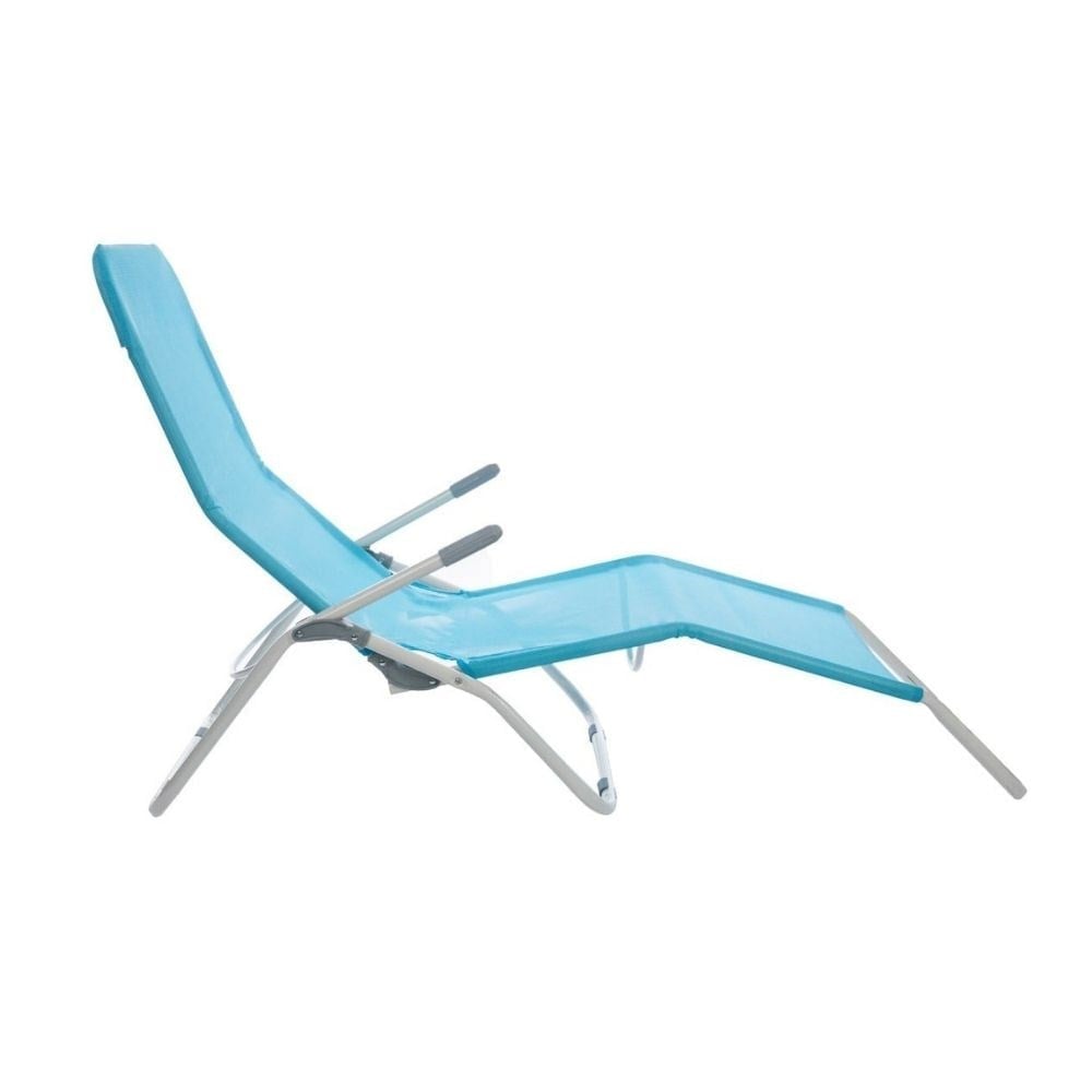 Andoutdoor Tumbona Katlanır Şezlong-MAVİ