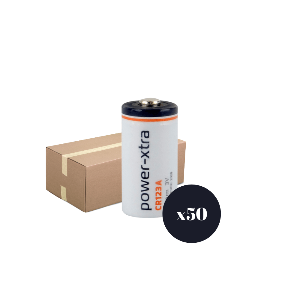 Power-Xtra CR123A Lithium Pil - 50 li Açık Paket