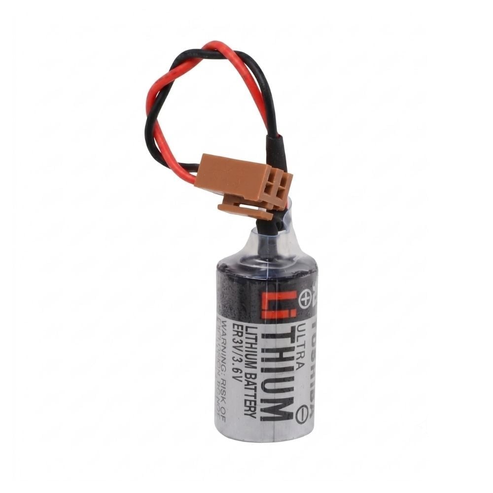 Toshiba 1S1P - ER3V 3.6V Li-SOCl2 Lithium Pil -Kahverengi Soket
