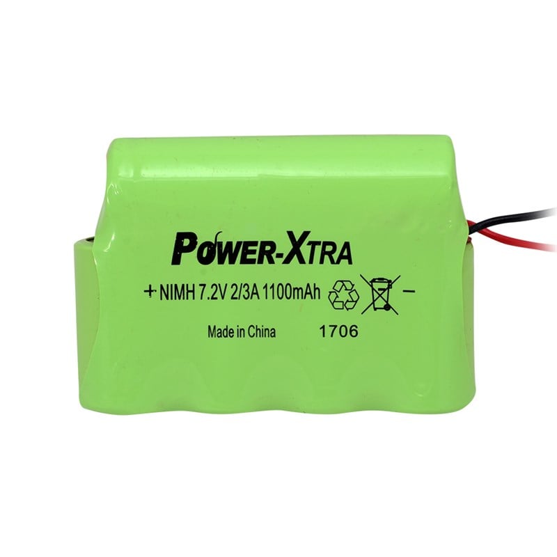 Power-Xtra 7.2V Ni-Mh 2/3A 1100 Mah Şarjlı Pil/Batarya Grubu