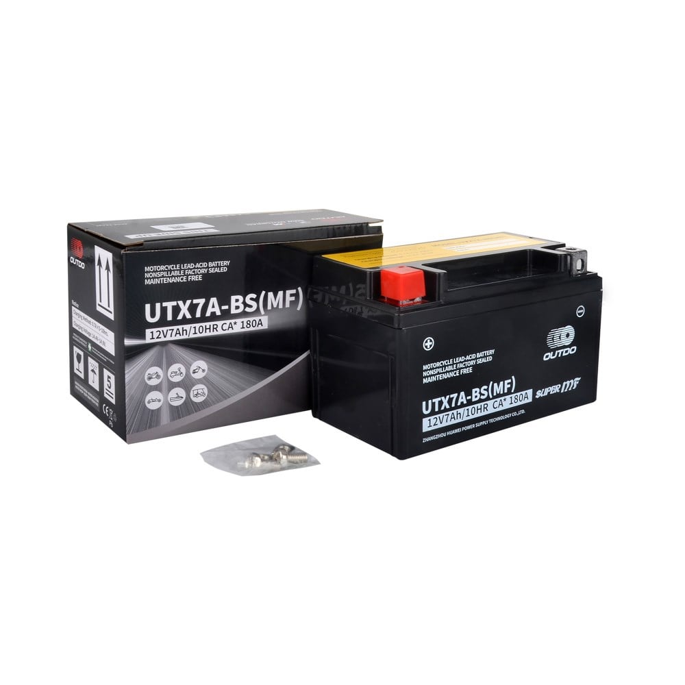 Outdo UTX7A-BS 12V 7 Ah Motosiklet Aküsü