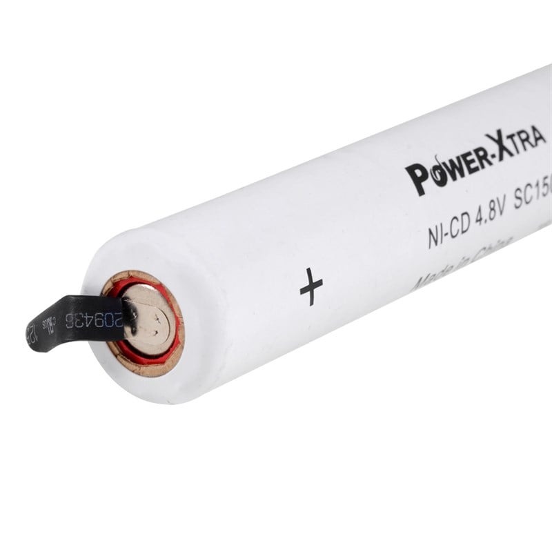 Power-Xtra 4.8V Ni-Cd SC 1500 Mah PVC Şarjlı Pil