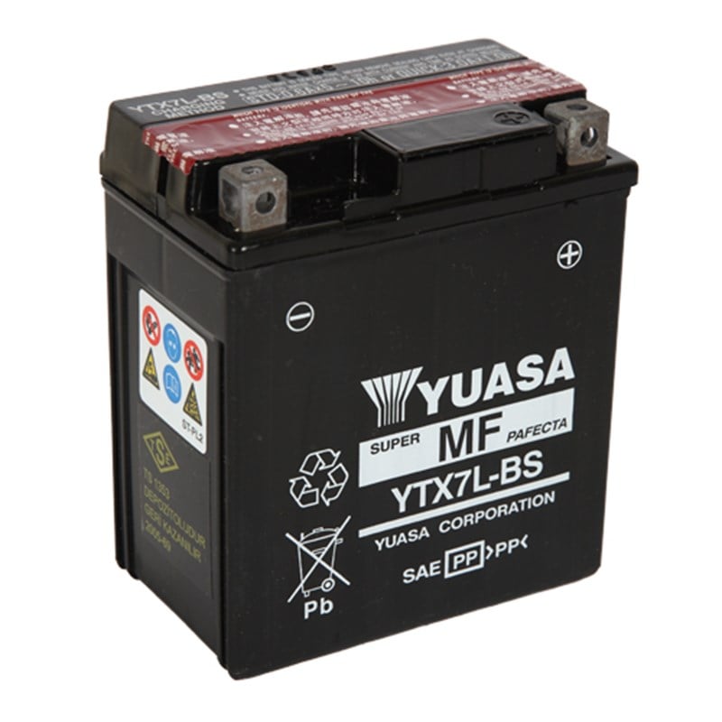 Yuasa YU-YTX7L-BS 12V 6 Ah CCA 100 EN Motosiklet Aküsü