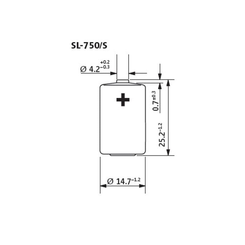 Tadıran SL750/S  1/2AA 3.6V Lithium Pil