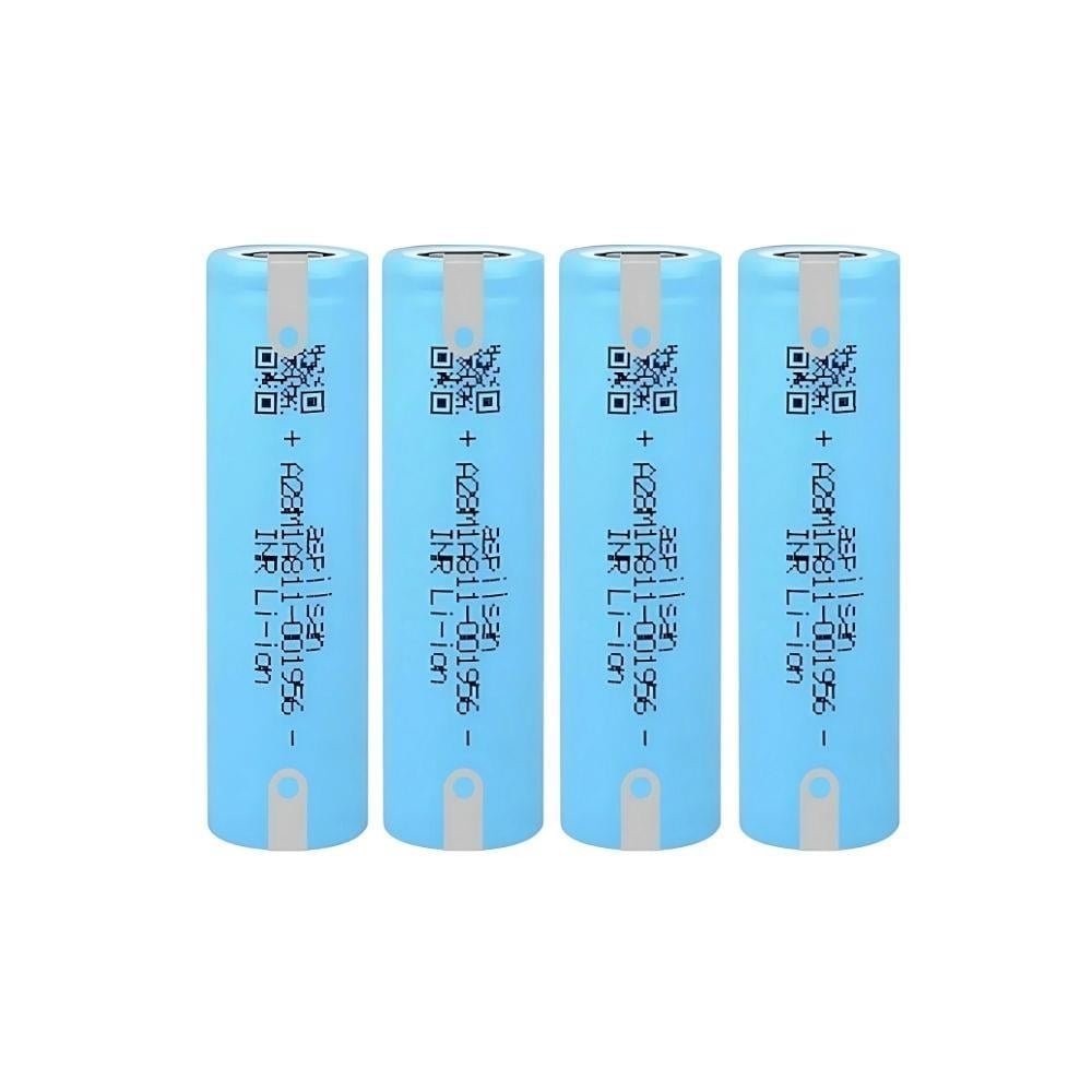 Aspilsan INR18650A28 - 3.7V 2800 mAh Li-ion Şarjlı Pil - 25A 4 Lü  (+ - Pinli)