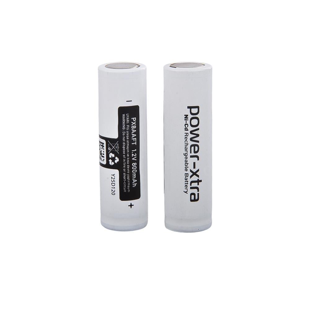 Power-Xtra PX8AAFT - 1.2V 800 Mah - AA - Ni-Cd Şarjlı Pil - Başsız