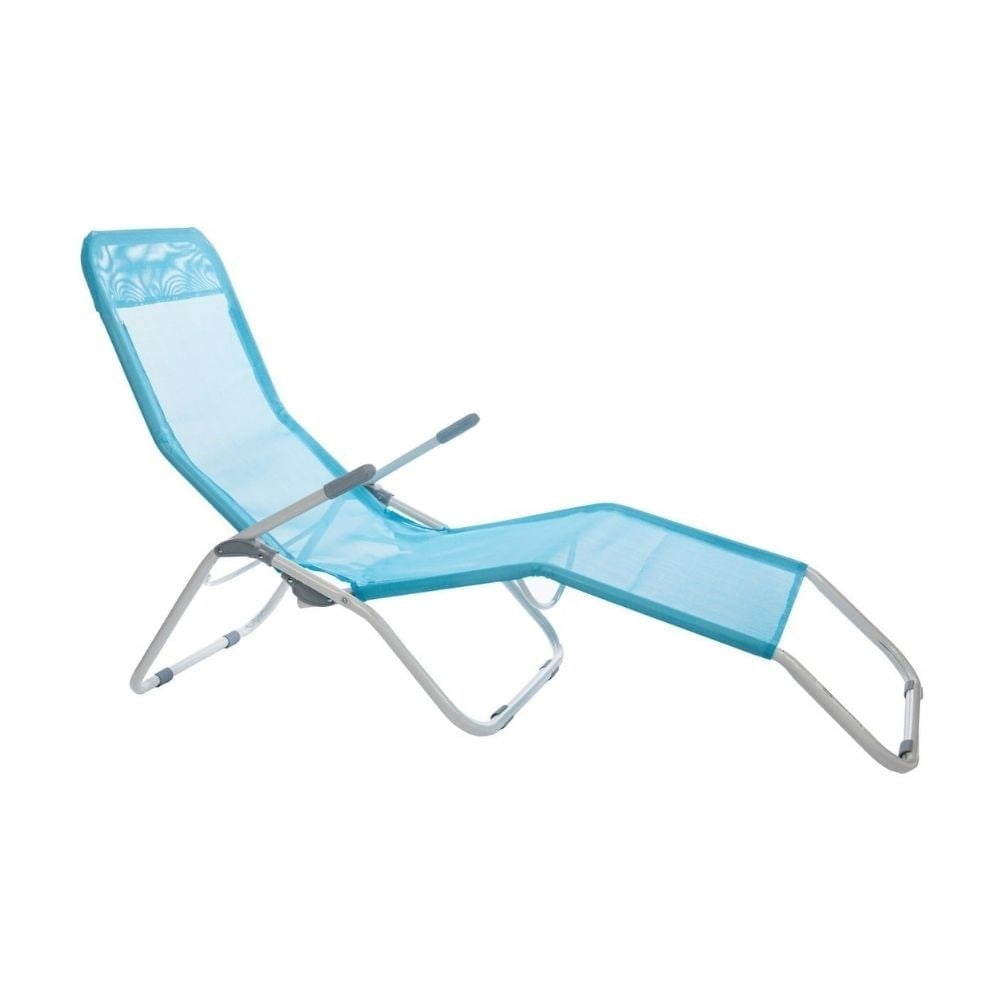 Andoutdoor Tumbona Katlanır Şezlong-MAVİ