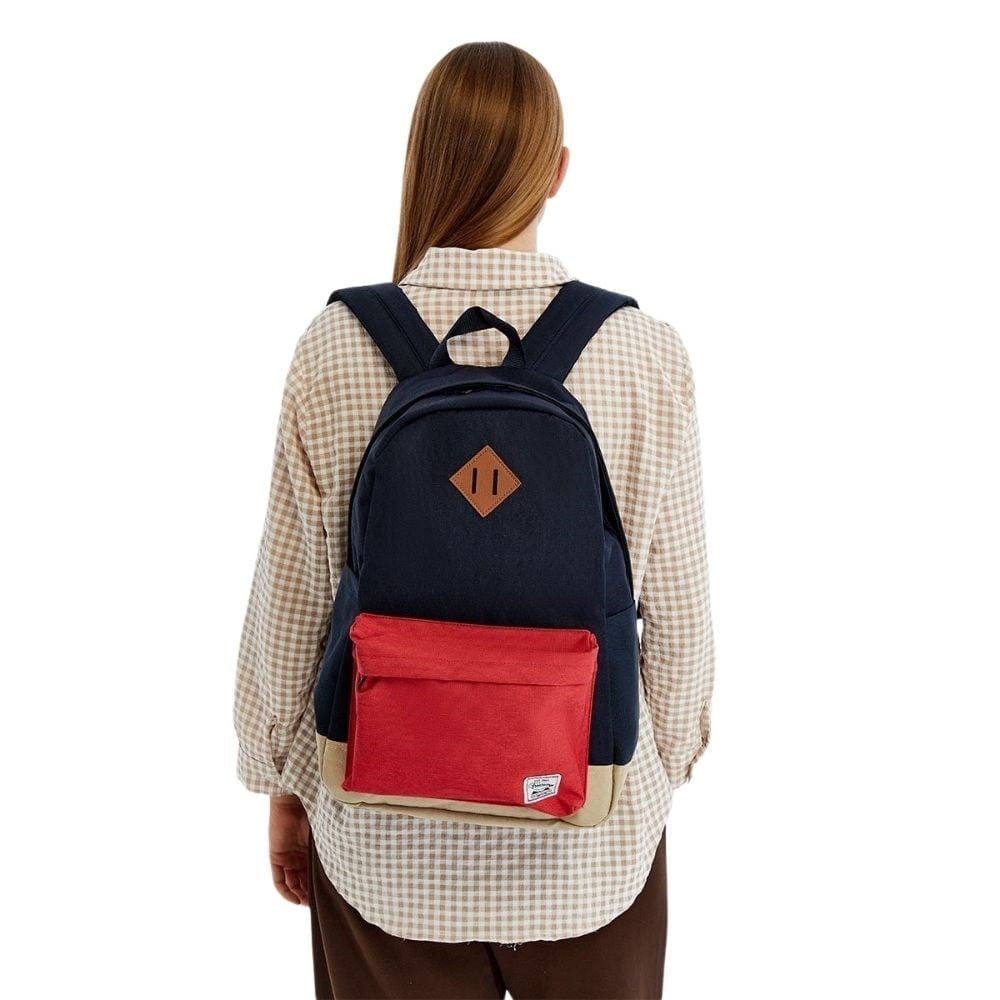 FreeCamp DayPack Limited Sırt Çantası-LACİVERT-KIRMIZI