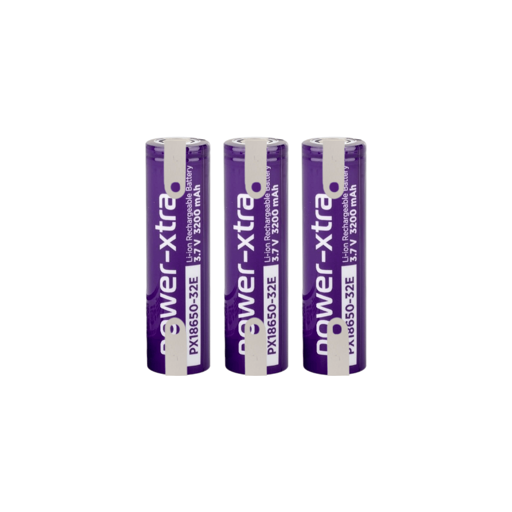 Power-Xtra PX18650-32E - 3.7V 3200 Mah Li-ion Pil - 3C 3 Lü (+ - Pinli)