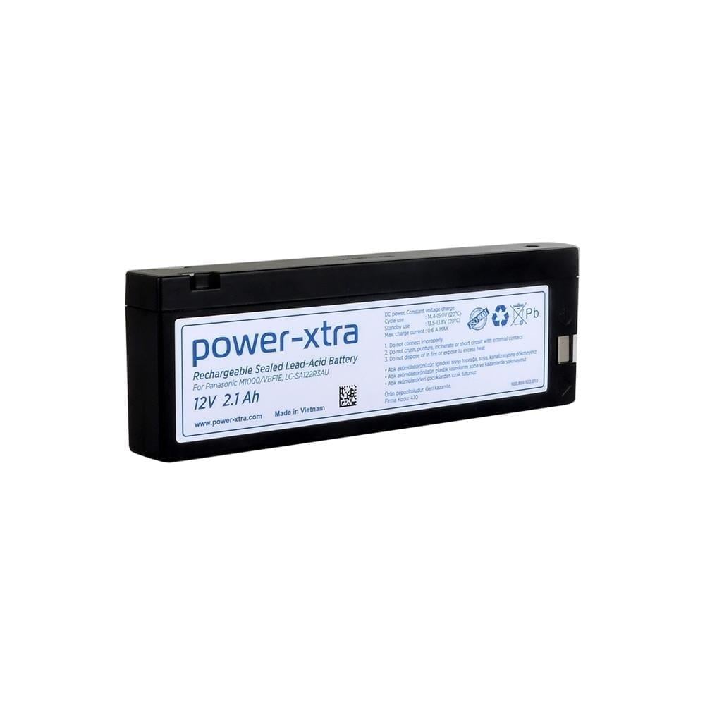 Power-Xtra - Philips M3516A / Nihon Kohden TEC-5200-6100-7100A 7200 12V 2.1 Ah M1000/VBF1E Lead Acid Batarya