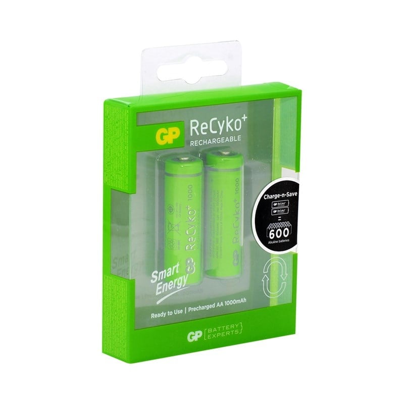 GP 1000 mAh Ni-Mh Smart Energy AA Kalem Pil 2Li Blister