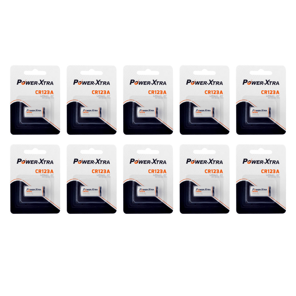 Power-Xtra CR123A Lithium Pil - 10 lu Paket
