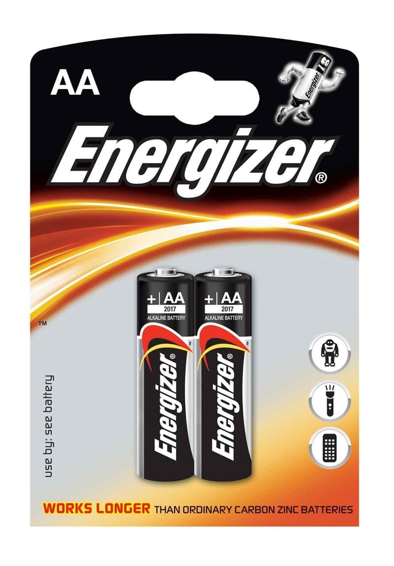 Energizer 2 x AA Size Alkalin Kalem Pil