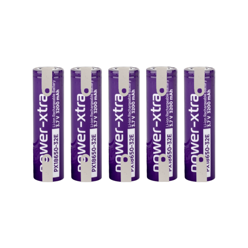 Power-Xtra PX18650-32E - 3.7V 3200 Mah Li-ion Pil - 3C 5 Li (+ - Pinli)