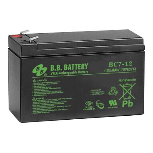 BB BC7-12 12V 7 Ah Bakımsız Kuru Akü