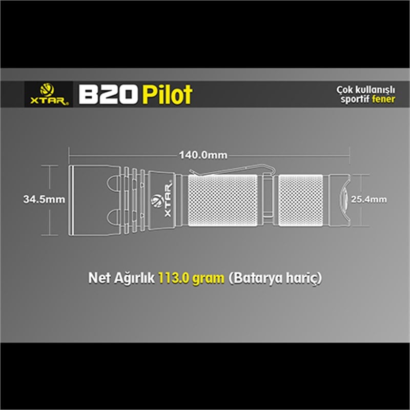 Xtar B20 1000 Lm Led Fener