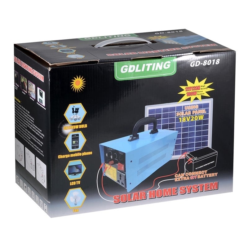 Police GD-8018 Solar Panelli Güç Kaynağı