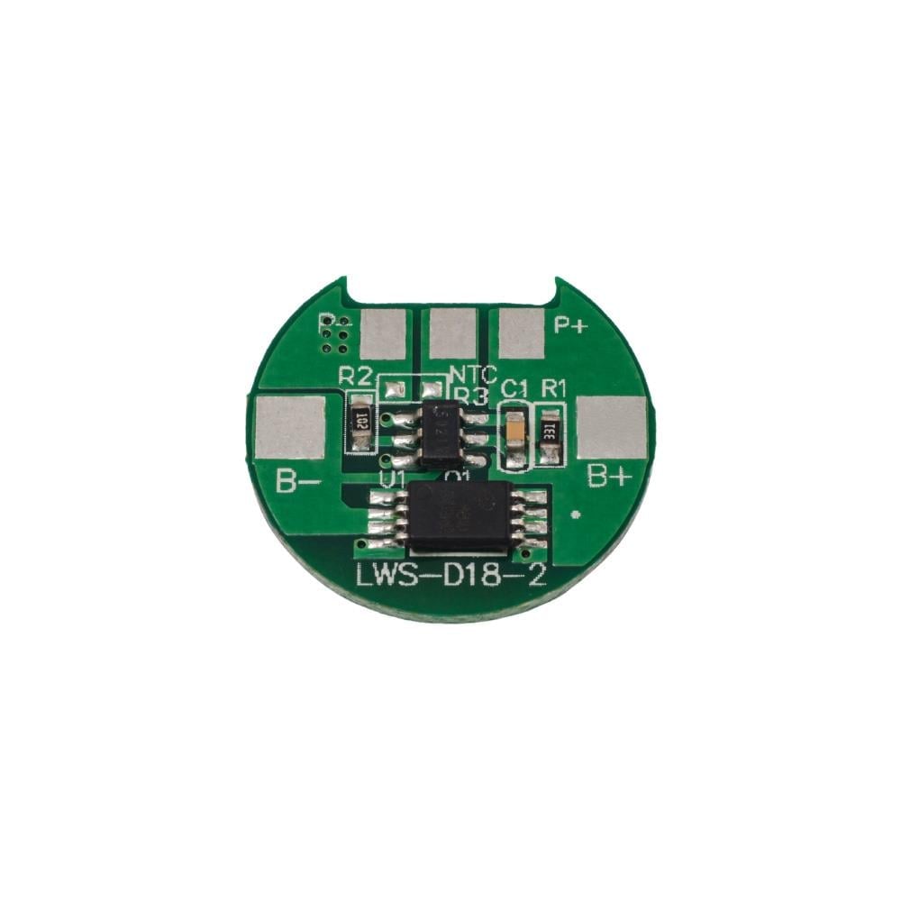 Power-Xtra - 1S - 3.2V 3A LiFePO4 BMS Devre - Yuvarlak - 18650