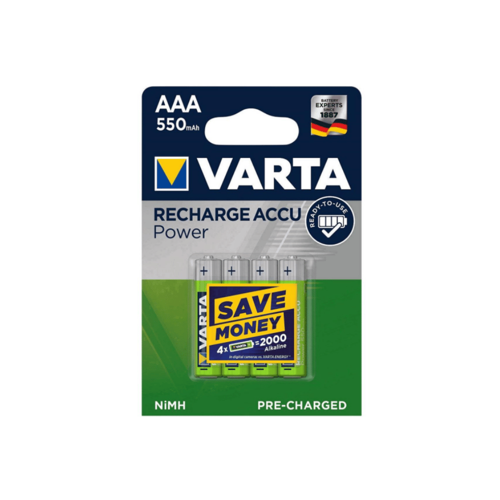 Varta 56743 Phone AAA 550 mAh İnce Kalem Pil 4lü