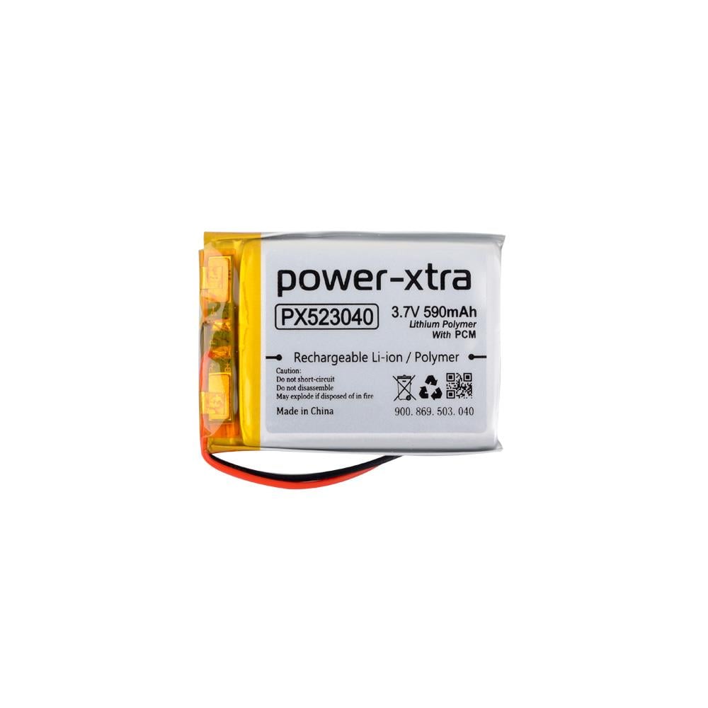 Power-Xtra PX 523040 3.7V 590mAh Lityum Polimer Pil - Batarya Mp3 pili, Mp4 pili