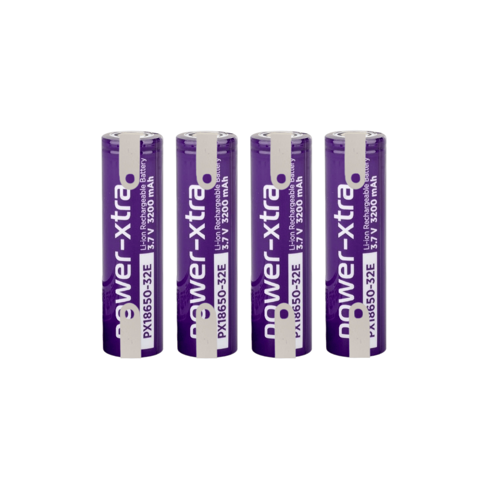 Power-Xtra PX18650-32E - 3.7V 3200 Mah Li-ion Pil - 3C 4 Lü (+ - Pinli)