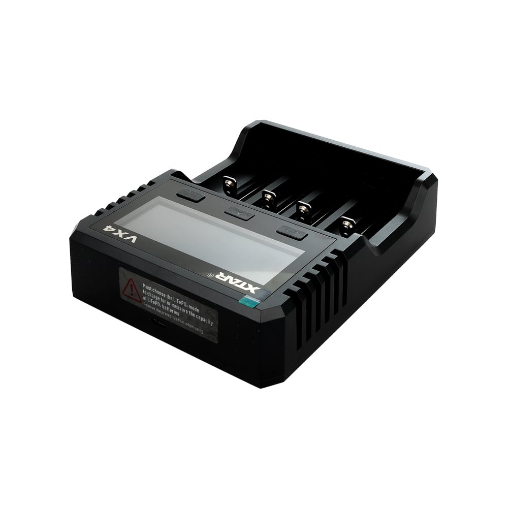 Xtar Visible Mixer VX4 - Taşınabilir LCD Ekranlı Li-ion/Ni-Mh/LiFePO4 Pil Şarj Cihazı - 4lü