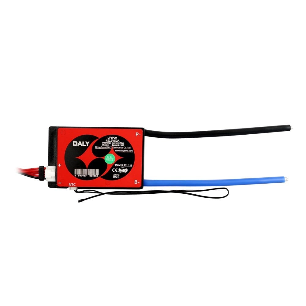 Daly - 4S - 12.8V 50A - LiFePO4 - Hardware BMS - Balans - Common Port