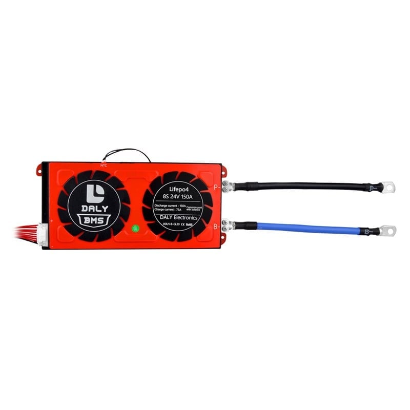 Daly - 8S - 25.6V 150A - LiFePO4 BMS - Balans - Common Port