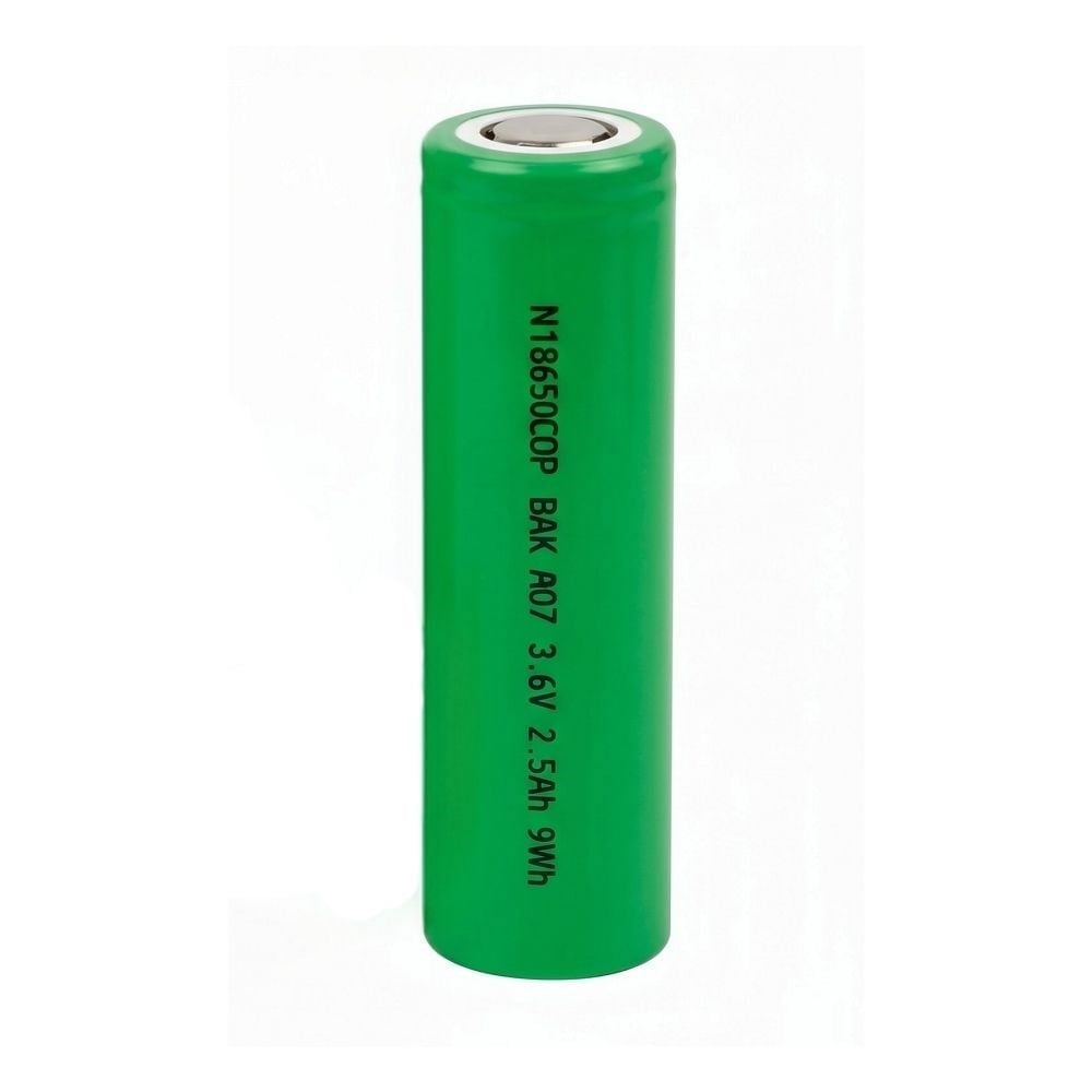 BAK Power - N18650COP - 3.6V 2500 mAh - Li-ion Pil - 30A