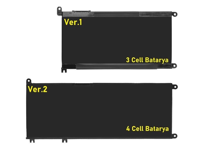 Dell Latitude 3400 Notebook Bataryası - Pili / RETRO - Ver.1 - 3 Cell