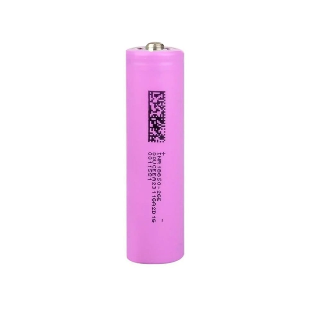 DMEGC INR18650-26E - 3.7V 2600 mAh Li-ion Şarjlı Pil - 7.5A Başlı