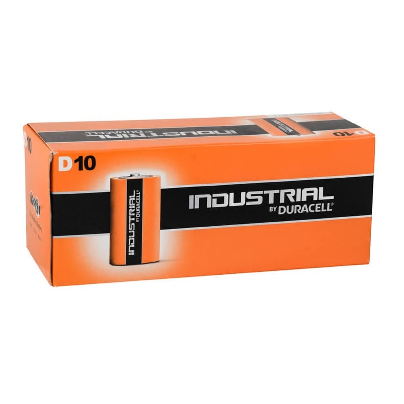 Duracell D Size Büyük Boy Endüstriyel Pil Alkaline (10'Lu Kutu)