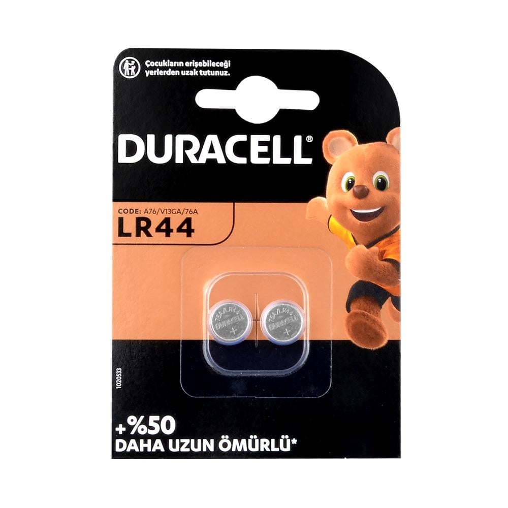 Duracell LR44, A76, KA76, V13GA 1.5V Hafıza Pili 2'Li
