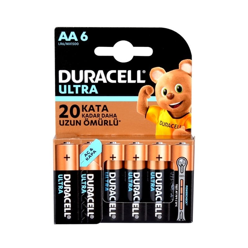 Duracell Ultra AA Kalem Pil 6lı Paket