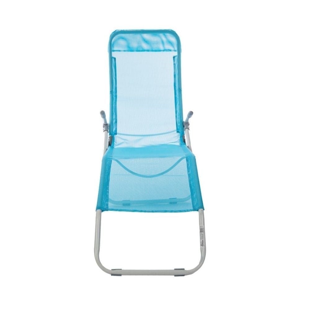 Andoutdoor Tumbona Katlanır Şezlong-MAVİ