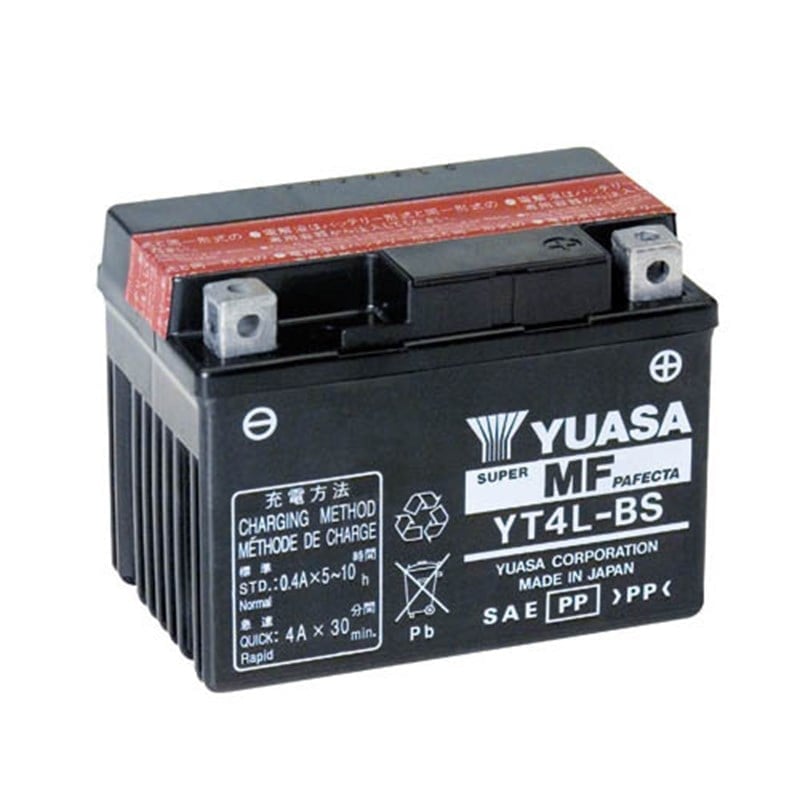 Yuasa YU-YTX4L-BS (CP)12V 3 Ah CCA 50 EN Motosiklet Aküsü