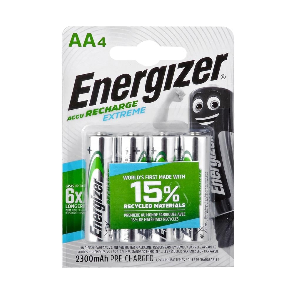 Energizer Extreme 2300mAh AA Kalem Pil Şarj Edilebilir 4'lü